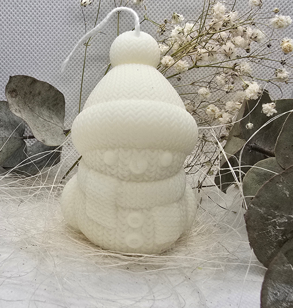 Schneemann mit Mütze