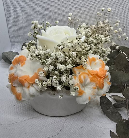 Blumengesteck Orange