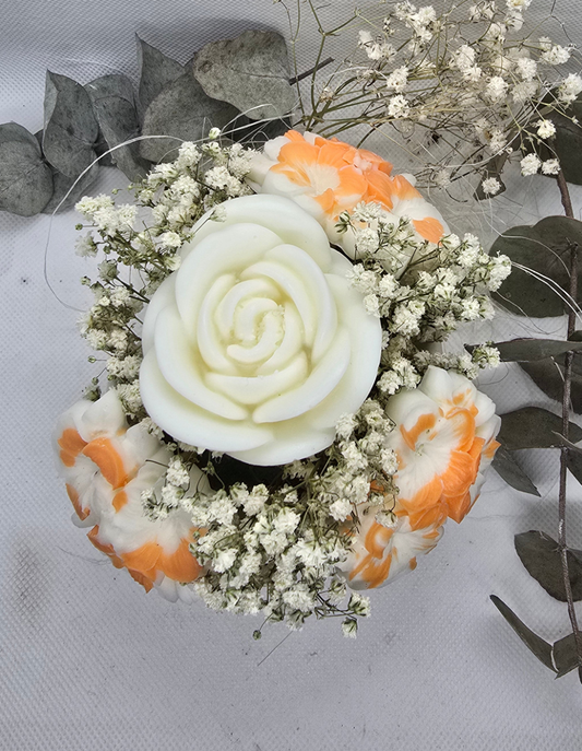 Blumengesteck Orange