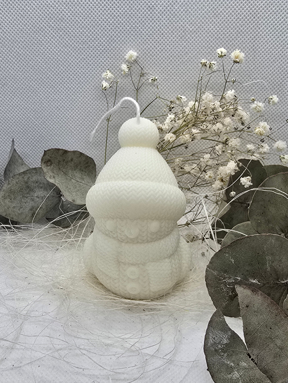 Schneemann mit Mütze