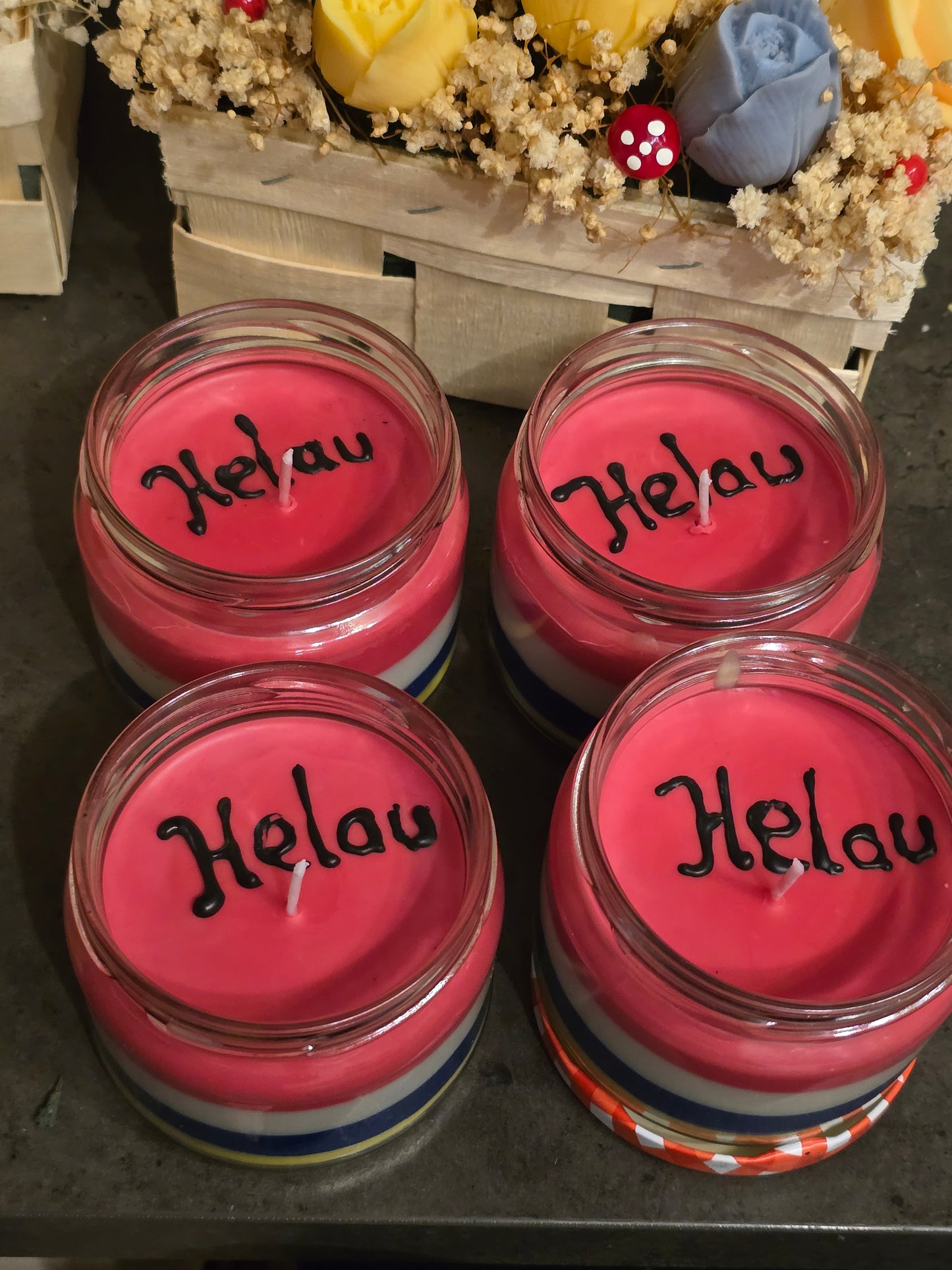 HELAU ...Fasching Kerzen